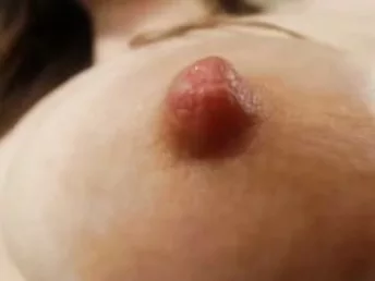 Beautiful brunette girl close up masturbates in her hairy cunt and taut booty by big dildo.