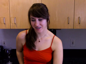 Unexperienced woman next door gets inseminated and creampied in Pov kitchen act