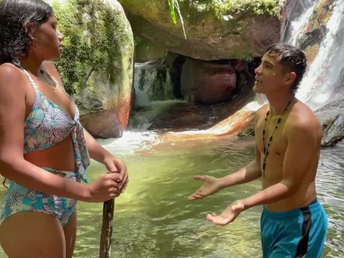 Sofiayriky's giant tits and bootie get lost in the woods while she's left alone