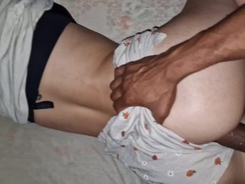 Step-stepbro leaves for work & I get a firm pulverize from my BOYFRIEND's bed