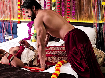 Newly Married Duo Hard-core Honeymoon Fuck-fest in five Star Hotel, Very first-ever Night Romantic Poke-out, Husband Penetrated his Newly Married Wife in Different Posture, Wife Inhaled his Husband Trouser snake and make it Stiff, Husband Gobble her Wife