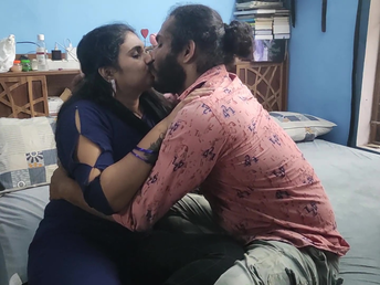 Indian Couple Romantic Enjoy Scene Concluded With Real Romp