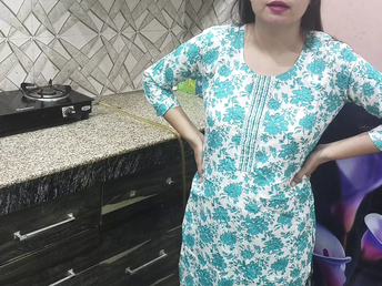 Indian step-mother fuckin' son-in-law in Kitchen young step mommy with hindi