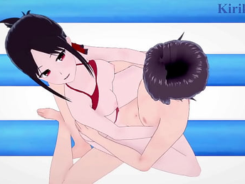 Kaguya Shinomiya intense sex. - Kaguya-sama Enjoy Is War POV Anime porn