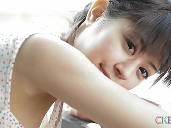 Sweet Japanese teen cameltoe groping and teasing outdoors