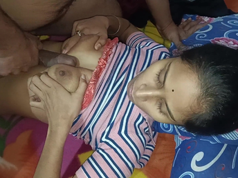 Indian Wife Red-hot Sex At Home Boobs Plumbing And Pussy Sex