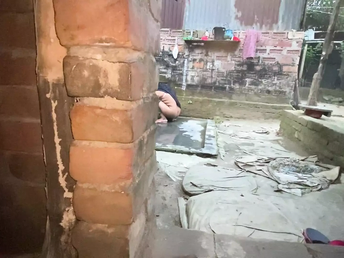 Scorching Indian Desi Bhabhi Chudlam gets her cock-squeezing caboose fucked in the rain