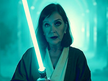 Granny Queen Leia: Sucking Han Solo While Stroking Herself - Solo!