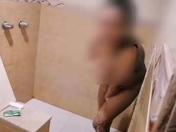 Filipina Caught in Shower Fuck By Her step Uncle