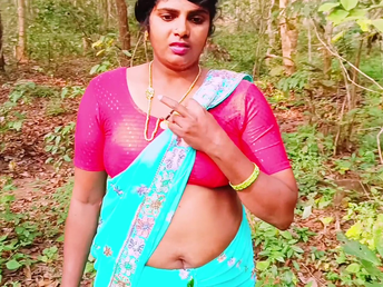 Stepmama's super-hot Indian wifey takes on Bbc in mischievous Desi woods intercourse party