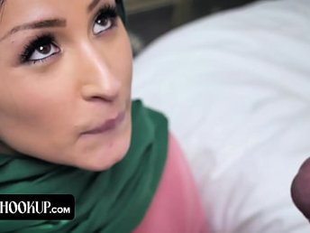 Goldie Ortiz and Quinton James in Hijab Fuck-fest New Series: Gonzo Dancing Wolf with Yam-sized Man hamper Ejaculation!