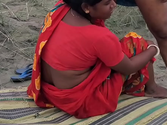 Rani & Rashid's hot new roleplay video: Rani gets her inexperienced big tits outside and fucks like a pro!