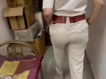 Observe this Indian duo get sopping alongside a police station while deployment a protection