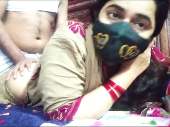 Hot Asian step-siblings and hot Pakistani step-mom portion a steamy love-making stripe