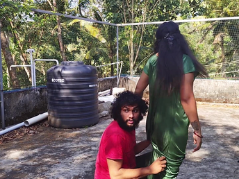 Mallu lovers Vaishnavy and Sharun Raj get outcast in hot open-air doggy-style action prevalent hot and steamy nipple action