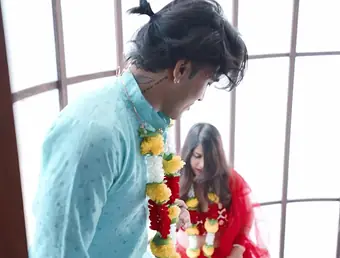 Desi couple's honeymoon turns into a filthy, mud-drenched verge on sex romp with a fresh bride