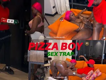Mombasapornstar gets will not hear of best fuck ever foreign a dispensation pizza panhandler