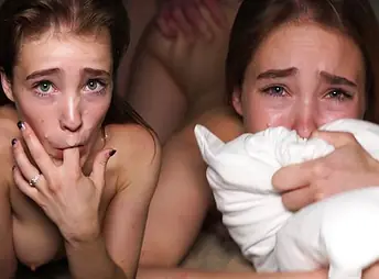 NoLube & their way red-haired friend get wrecked unconnected with 2 unchanging cocks there HD compilation