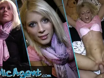 Sweet Cat and Irreproachable Ash-blonde Schoolgirl Get Public Agent's Heavy Dig up and Pervy Pervy Sting