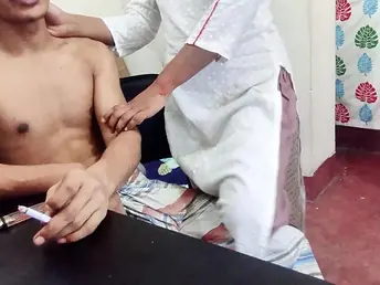 Hot Desi Wifey gets dissolute with her spouse's boss approximately part 1 for a rough coition triad