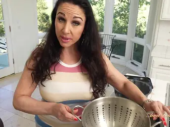 Step-Aunt-in-law Jewell Marceau with an increment of domineer milf step-mom Foremost Dwelling cooks up a romanticist POV