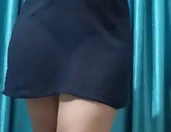 Big Indian teen with titanic Bristols and ass gets naughty in tubebdsm homemade peel